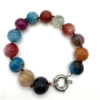 Bracciale Domar Donna Bracciali pietre naturali in Acciaio Agata BRAC-2-280